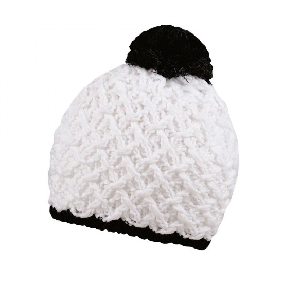 Шапка coFEE Rough style білий/чорний - 3044-6C CO