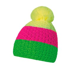 Шапка coFEE Cable knit неоново-зелений/неоново-рожевий/неоново-жовтий - 3045-41 Шапка coFEE Cable knit неоново-зелений/неоново-рожевий/неоново-жовтий - 3045-41