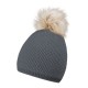 Шапка coFEE Smart fur сірий/кремовий - 3047-7 Шапка coFEE Smart fur сірий/кремовий - 3047-7
