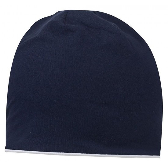 Шапка coFEE Contrasting jersey темно-синій/білий - 3049-14 CO
