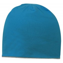 Шапка coFEE Contrasting jersey бірюзовий/попелястий сірий - 3049-18 CO