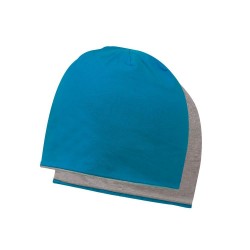 Шапка coFEE Contrasting jersey бірюзовий/попелястий сірий - 3049-18 CO