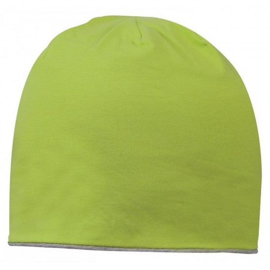 Шапка coFEE Contrasting jersey лайм/попелястий сірий - 3049-19 CO Шапка coFEE Contrasting jersey лайм/попелястий сірий - 3049-19 CO