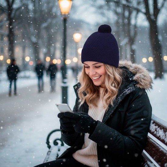 Шапка coFEE Favorite темно-синій - 3050-14 CO