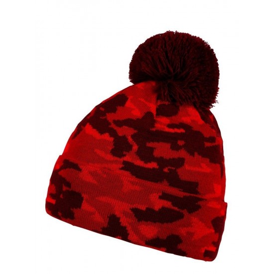 Шапка coFEE Camo червоний - 3075.5 CO