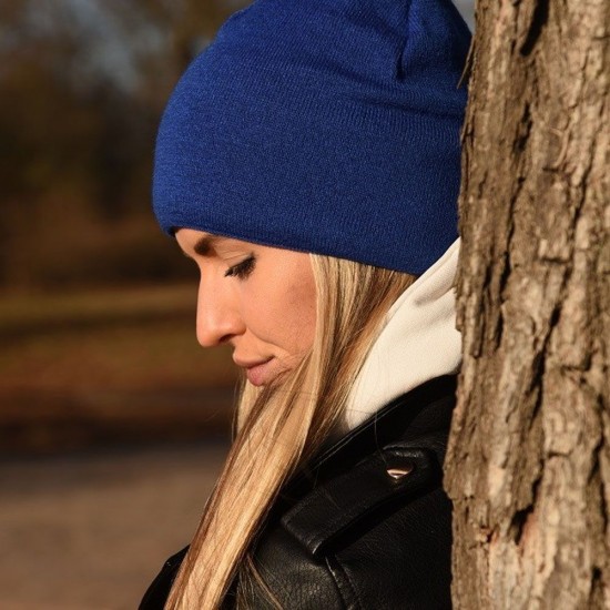 Шапка coFEE Pure beanie темно-синій - 3080.14 CO