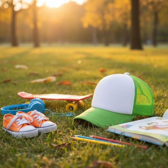 Кепка дитяча coFEE Child trucker лайм/білий - 4009.19 CO