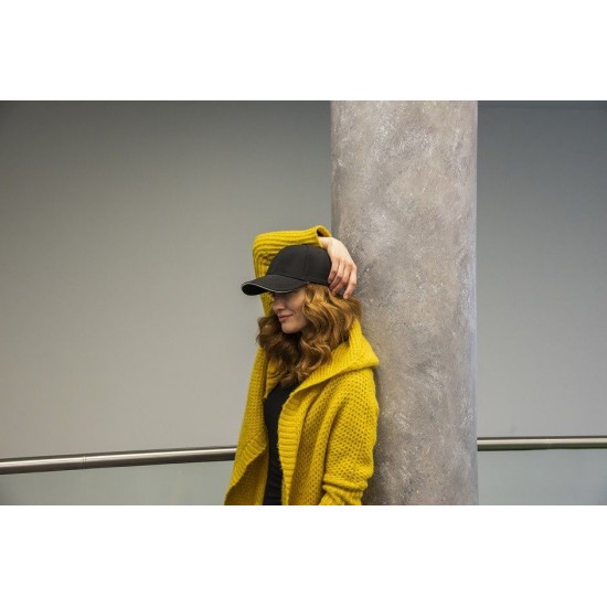 Кепка coFEE Ribbed чорний/білий - 4010-3 CO