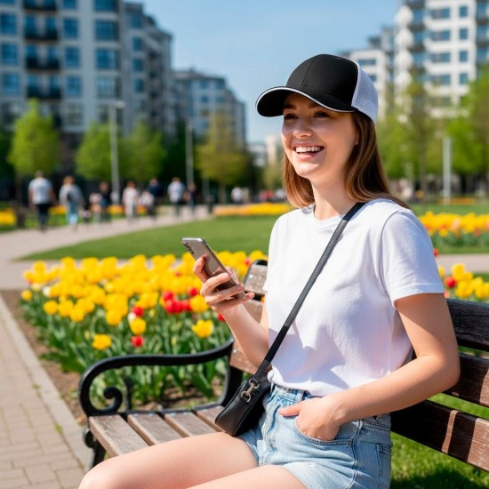 Кепка coFEE New meshfit чорний/білий - 4022-3