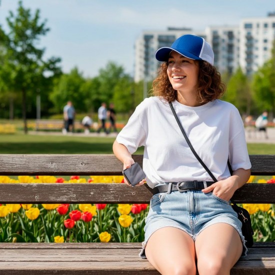 Кепка coFEE New meshfit синій/білий - 4022-4