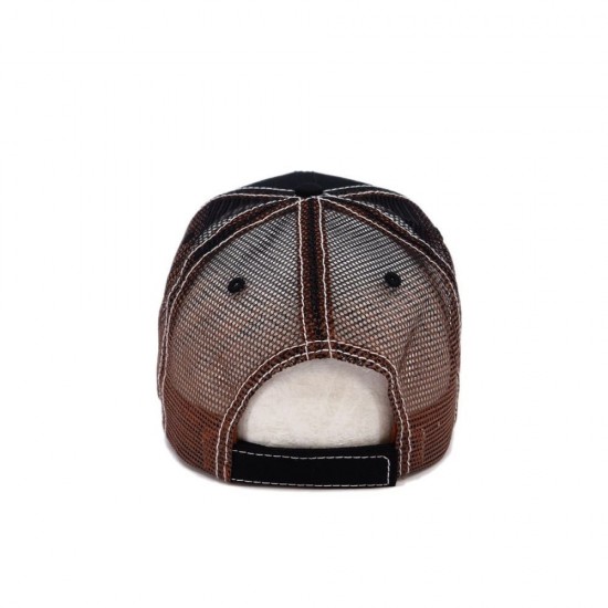 Кепка coFEE Contrasting mesh чорний/світло-коричневий - 4023-3