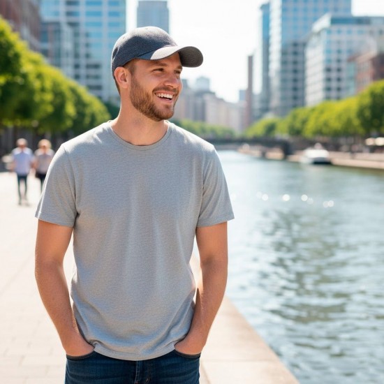 Кепка coFEE Ash jersey попелястий сірий - 4027-47