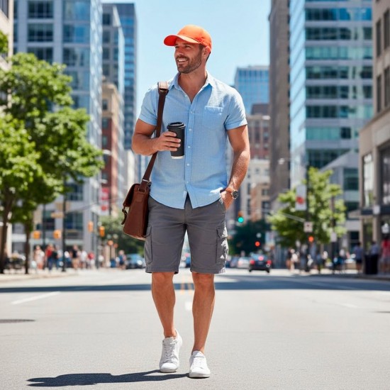 Кепка coFEE UV protection помаранчевий/білий - 4028-10