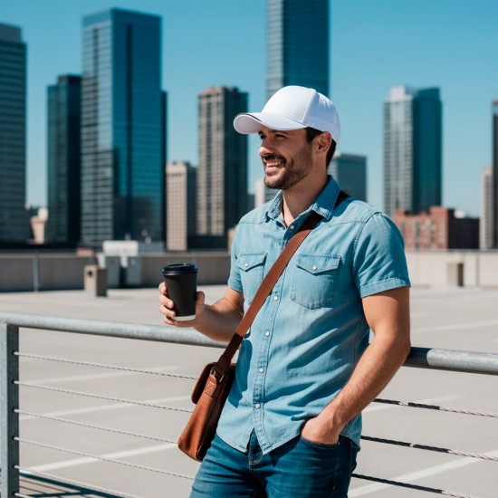 Кепка coFEE UVprotection білий/чорний - 4028-6