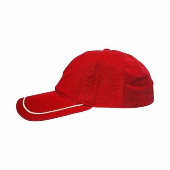 Кепка coFEE Plain canvas червоний - 4037-5 CO