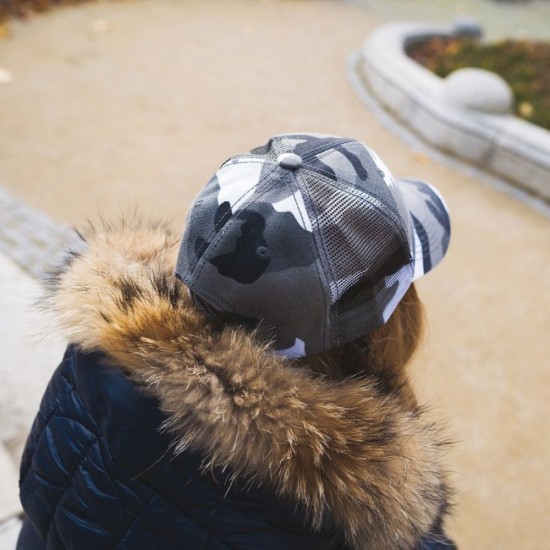 Кепка coFEE Army mesh камуфляж чорний - 4038-53 CO