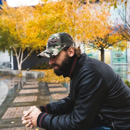 Кепка coFEE Army mesh камуфляж зелений - 4038-55 CO