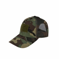 Кепка coFEE Army mesh з липучкою велкро камуфляж зелений - 4038-55 CO-V