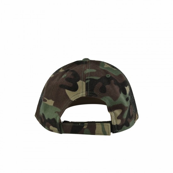 Кепка coFEE Army mesh з липучкою велкро камуфляж зелений - 4038-55 CO-V