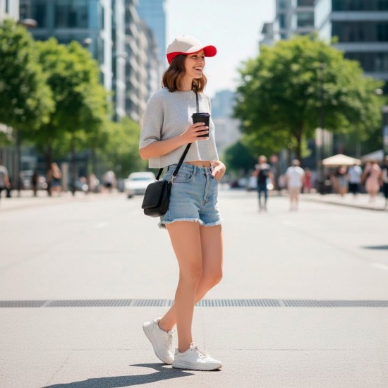 Кепка coFEE Wedge червоний/бежевий - 4040-5 CO