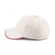 Кепка coFEE Piping кремовий/червоний/білий - 4044-22 CO