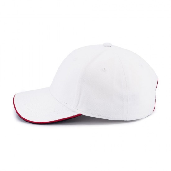 Кепка coFEE Piping білий/червоний/темно-синій - 4044-6 CO