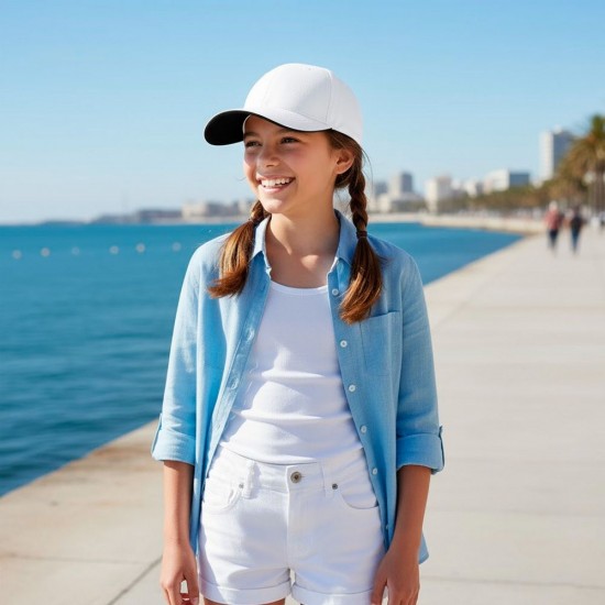 Кепка coFEE Child білий/чорний - 4060-6 CO