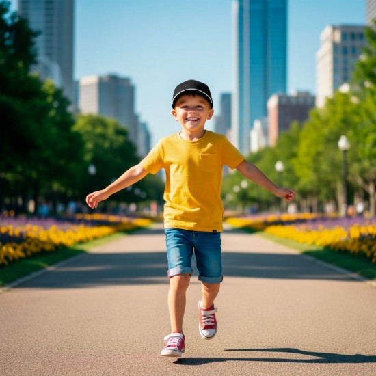 Кепка coFEE Child чорний/білий - 4060-3 CO