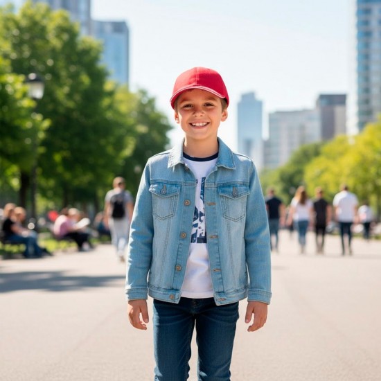 Кепка coFEE Child червоний/бежевий - 4060-5 CO