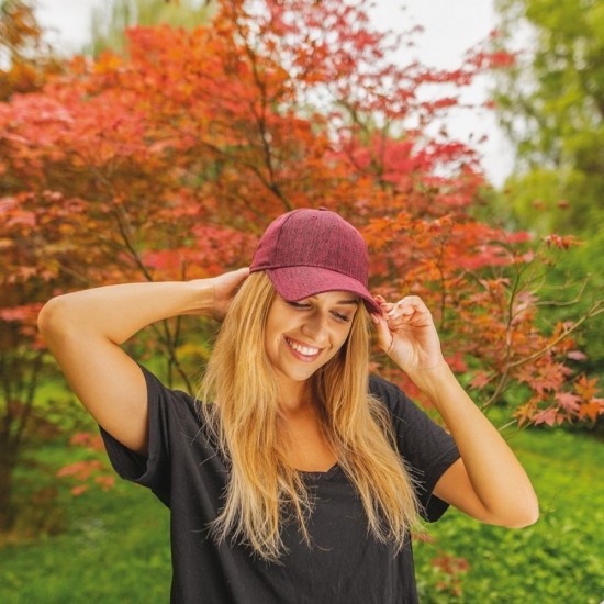 Кепка coFEE Melange червоний - 4073-5