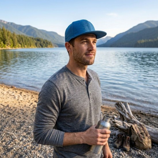 Кепка coFEE Snap perforated синій - 4261.4 CO