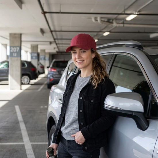 Кепка coFEE Recycled canvas бордовий - 4360.2 CO