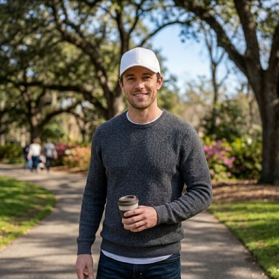 Кепка coFEE Recycled canvas білий - 4360.6 CO