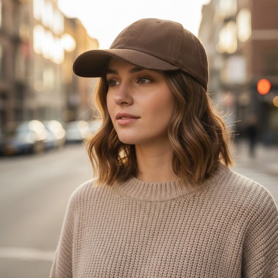 Кепка coFEE Corduroy коричневий - 4440.13 CO