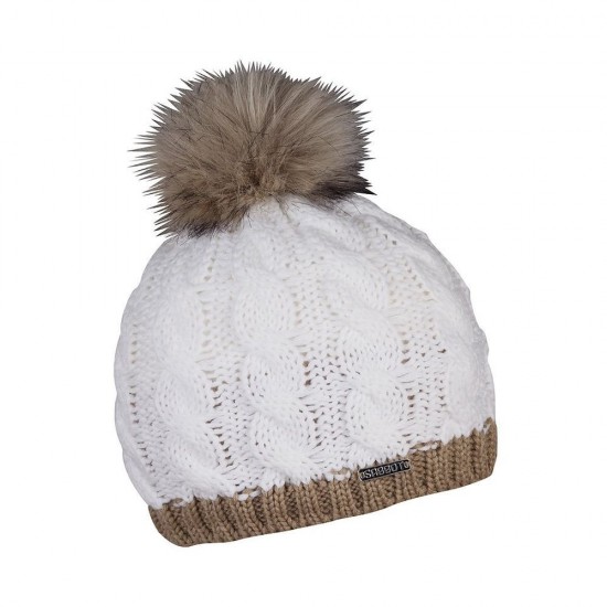 Шапка Sabbot бежевий/білий - SA1023-4