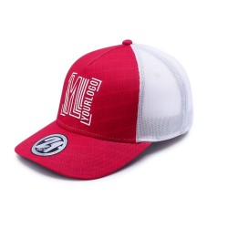 Кепка coFEE Trucker sublimation червоний/білий - TM001.25 Кепка coFEE Trucker sublimation червоний/білий - TM001.25