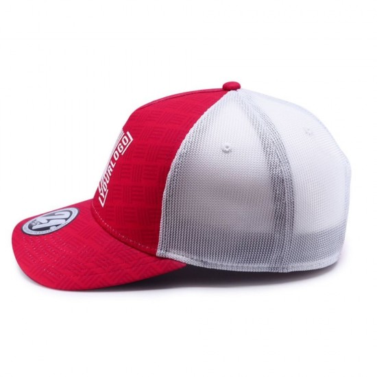 Кепка coFEE Trucker sublimation червоний/білий - TM001.25