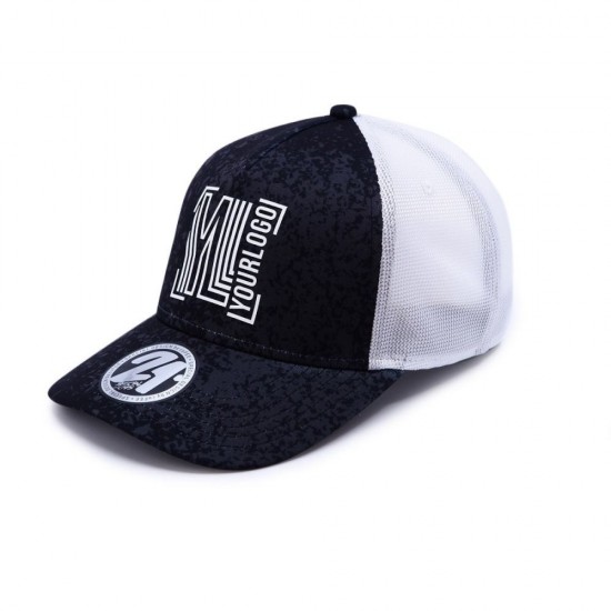 Кепка coFEE Trucker sublimation чорний/білий - TM001.3