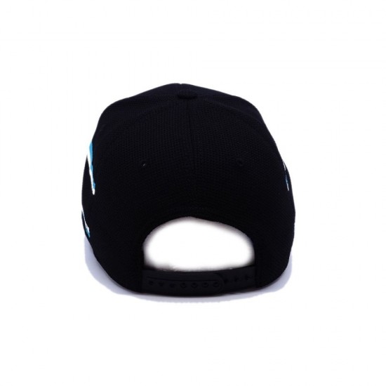Кепка coFEE Hockey style чорний/блакитний - TM002.18