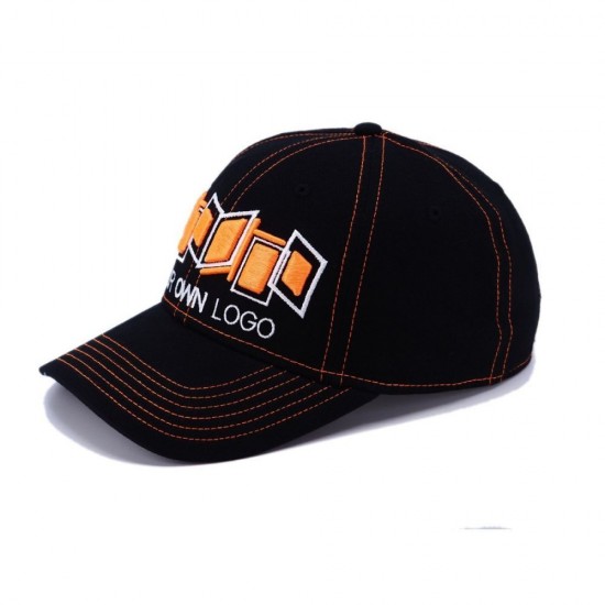 Кепка coFEE Popular line чорний/помаранчевий - TM006.10