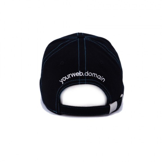 Кепка coFEE Popular line чорний/блакитний - TM006.18