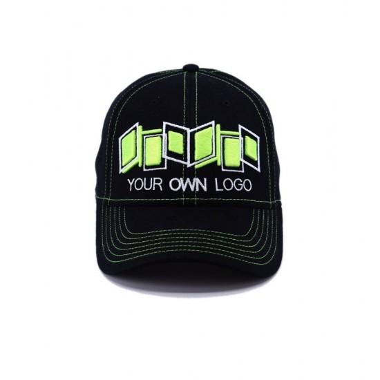 Кепка coFEE Popular line чорний/яскраво-зелений - TM006.41