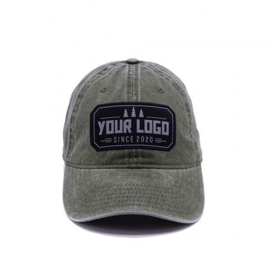 Кепка coFEE Pigment dyed зелений - TM007.15