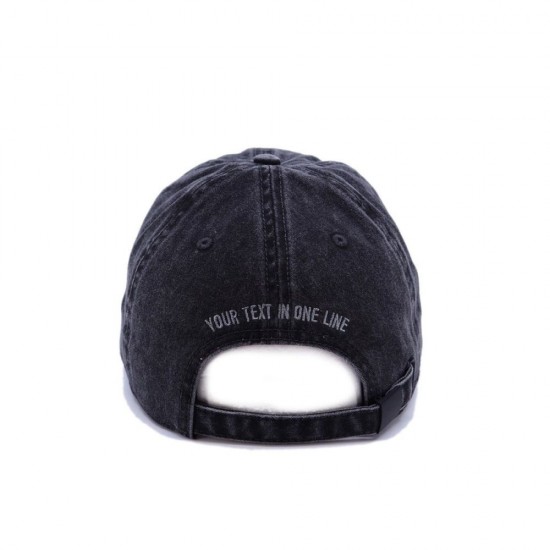 Кепка coFEE Pigment dyed чорний - TM007.3