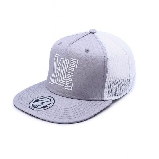 Кепка coFEE Snap sublimation сірий/білий - TM009.7