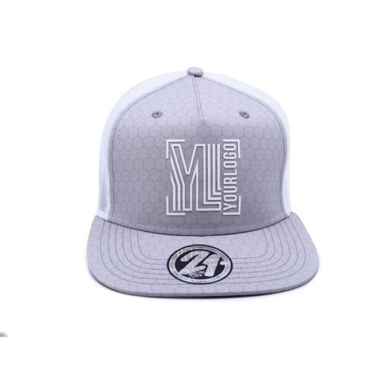 Кепка coFEE Snap sublimation сірий/білий - TM009.7