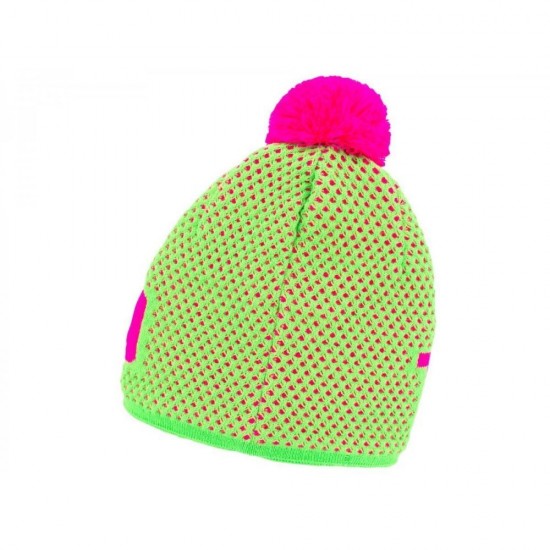 Шапка coFEE Slogan флуоресцентний зелений/рожевий - TM100.1
