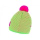 Шапка coFEE Slogan флуоресцентний зелений/рожевий - TM100.1