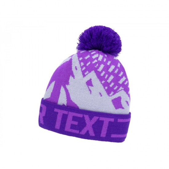 Шапка coFEE Fold фіолетовий - TM101.1