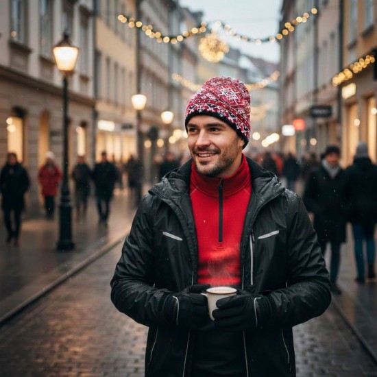 Шапка coFEE UA04 білий/червоний/чорний - UA5500.04